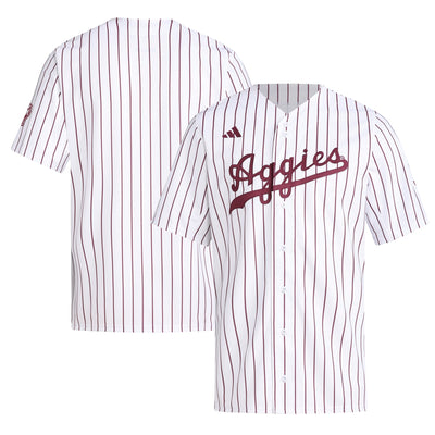 Texas A&M Aggies adidas Replica Baseball Jersey - White