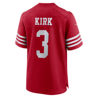San Francisco 49ers Christian Kirk Nike Scarlet Team Game Jersey