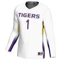 #1 LSU Tigers GameDay Greats Lightweight Volleyball Jersey - White