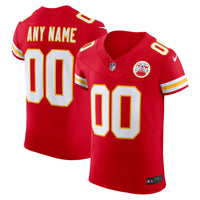 Kansas City Chiefs Nike Red Vapor F.U.S.E. Elite Custom Jersey