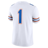 #1 Florida Gators Jordan Brand Game Jersey - White