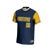 Notre Dame Fighting Irish GameDay Greats NIL Pick-A-Player Lightweight Softball Jersey - Navy