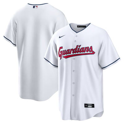 Cleveland Guardians Nike White Home Blank Replica Jersey