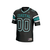 Coastal Carolina Chanticleers GameDay Greats NIL Lightweight Collegiate Football Fashion Jersey - Black