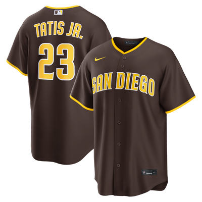San Diego Padres Fernando Tatis Jr. Nike Brown Road Replica Jersey