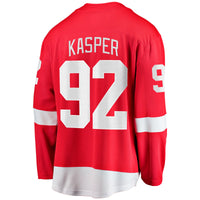Detroit Red Wings Marco Kasper Fanatics Red Home Breakaway Jersey