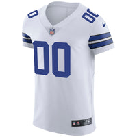 Dallas Cowboys Nike White Vapor Untouchable Custom Elite Jersey