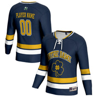 Notre Dame Fighting Irish GameDay Greats NIL Pick-A-Player Lightweight Hockey Jersey - Navy