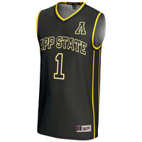 #1 Appalachian State Mountaineers GameDay Greats Lightweight Basketball Jersey - Black