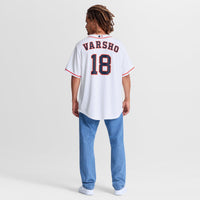 Houston Astros Daulton Varsho Nike White Home Replica Jersey