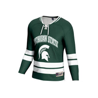 Michigan State Spartans GameDay Greats NIL Pick-A-Player Ice Hockey Lightweight Fashion Jersey - Green