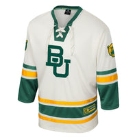 Baylor Bears Colosseum Puck Proud Fashion Hockey Jersey - Cream