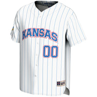 Kansas Jayhawks GameDay Greats NIL Pick-A-Player Lightweight Baseball Jersey - White