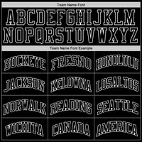 Custom Black Black-White Authentic Throwback Basketball Jersey