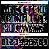 Custom Black Black-White Round Neck Sublimation Basketball Uniform Jersey