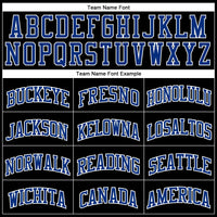 Custom Black Royal-White Authentic Throwback Basketball Jersey