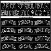 Custom Black White Pinstripe Black-White Authentic Basketball Jersey