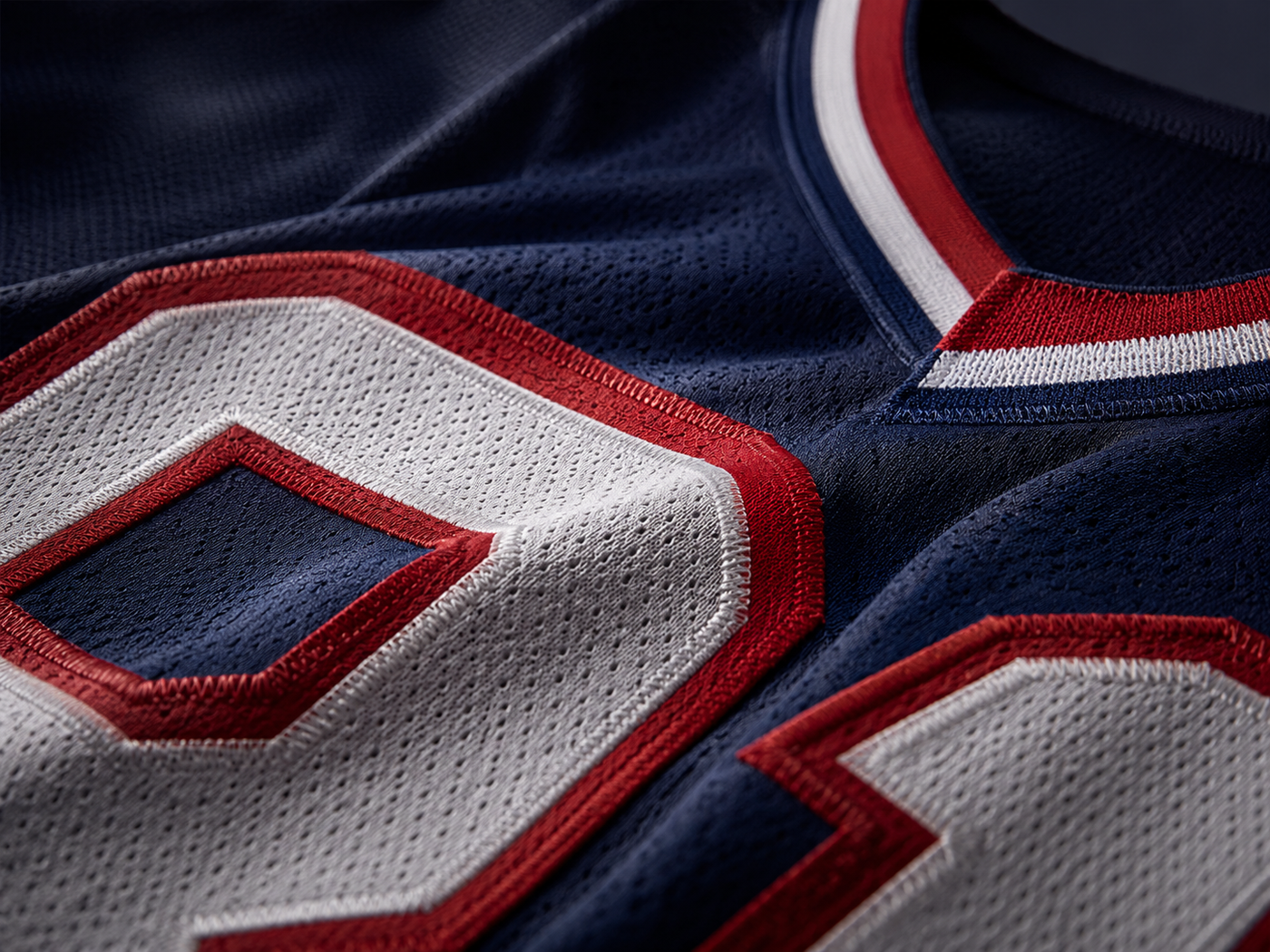 Built for game day. Styled for every day. — print close-up