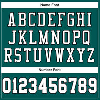 Custom Midnight Green White Gray-Black Mesh Authentic Football Jersey