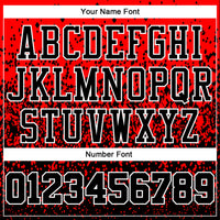 Custom Red Black-White Round Neck Sublimation Basketball Uniform Jersey