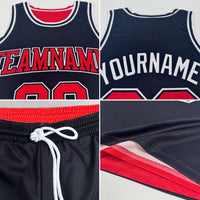 Custom Reversible Black Orange-White Double Side Sublimation Basketball Set Jersey