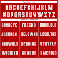 Custom Red White-Black Sublimation Fade Fashion Soccer Uniform Jersey