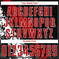 Custom Black Red-White Sublimation Soccer Uniform Jersey