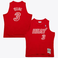 Miami Heat Mitchell & Ness Dwyane Wade 2012 Day Jersey - Scarlet