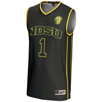 #1 NDSU Bison GameDay Greats Lightweight Basketball Jersey - Black