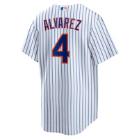 New York Mets Francisco Alvarez Nike White Replica Player Jersey