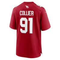 Arizona Cardinals L.J. Collier Nike Cardinal Team Game Jersey
