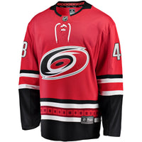 Carolina Hurricanes Jordan Martinook Fanatics Red Alternate Breakaway Player Jersey