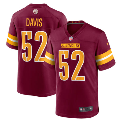 Washington Commanders Jamin Davis Nike Burgundy Player Game Jersey