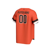 Oregon State Beavers GameDay Greats Personalized Collegiate Baseball Fashion Jersey - Orange