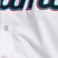 Miami Marlins Nike White Home Elite Jersey
