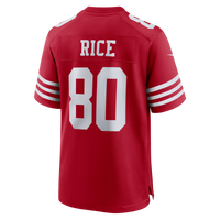 San Francisco 49ers Jerry Rice Nike Scarlet Retired Team Player Game Jersey