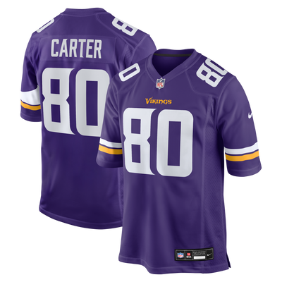 Minnesota Vikings Cris Carter Nike Purple Game Retired Player Jersey