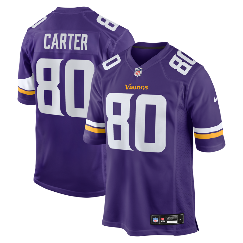 Minnesota Vikings Cris Carter Nike Purple Game Retired Player Jersey