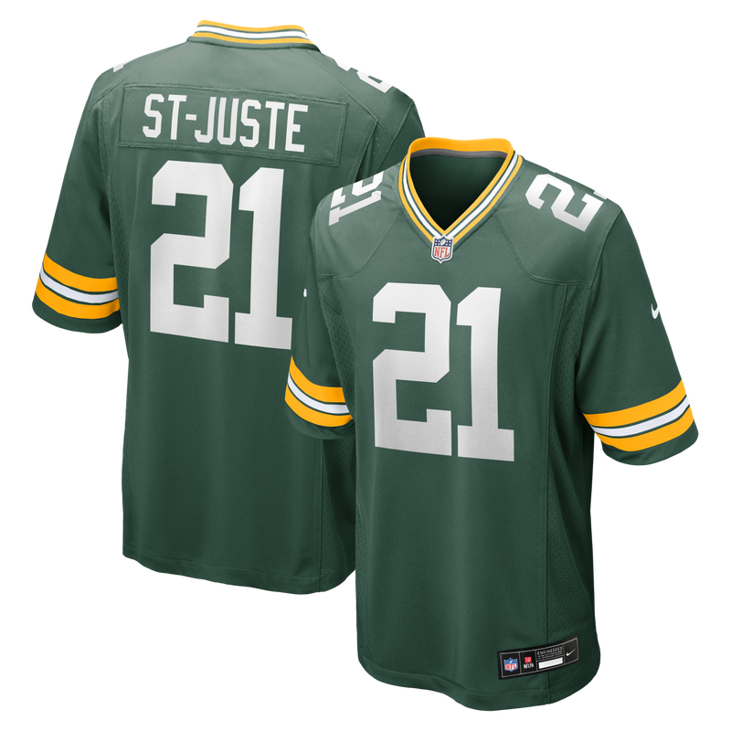 Green Bay Packers Benjamin St-Juste Nike Green Team Game Jersey