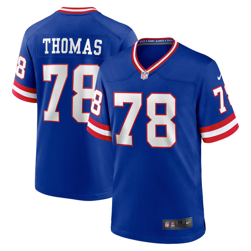 New York Giants Andrew Thomas Nike Royal Alternate Game Jersey