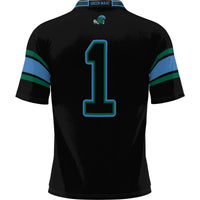#1 Tulane Green Wave GameDay Greats Football Jersey - Black