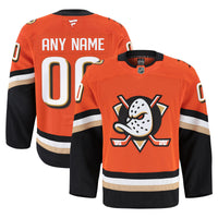 Anaheim Ducks Fanatics Orange Home Authentic Pro Custom Jersey