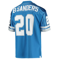 Detroit Lions 1991 Barry Sanders Mitchell & Ness Blue Authentic Throwback Retired Player Jersey