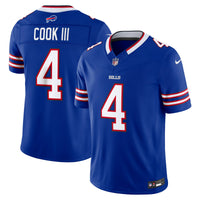 Buffalo Bills James Cook III Nike Royal Team Vapor F.U.S.E. Stitched Limited Jersey