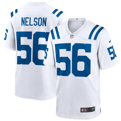 Indianapolis Colts Quenton Nelson Nike White Game Player Jersey