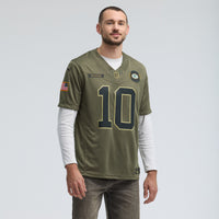 Green Bay Packers Jordan Love Nike Olive 2025 Salute to Service Limited Jersey