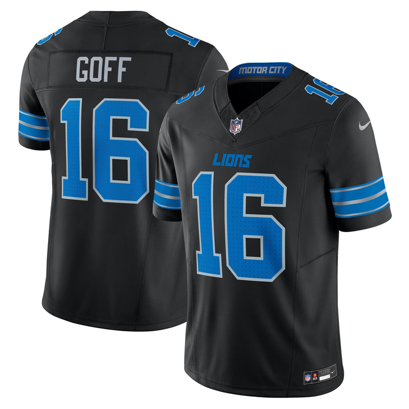 Detroit Lions Jared Goff Nike Black Vapor F.U.S.E. Limited Jersey