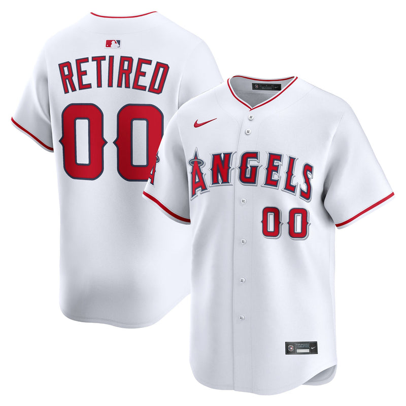 Los Angeles Angels Nike White Home Limited Pick-A-Player Retired Roster Jersey