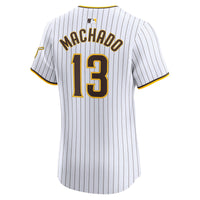 San Diego Padres Manny Machado Nike White Home Elite Jersey