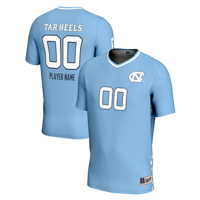 North Carolina Tar Heels GameDay Greats NIL Pick-A-Player Lightweight Soccer Jersey - Carolina Blue